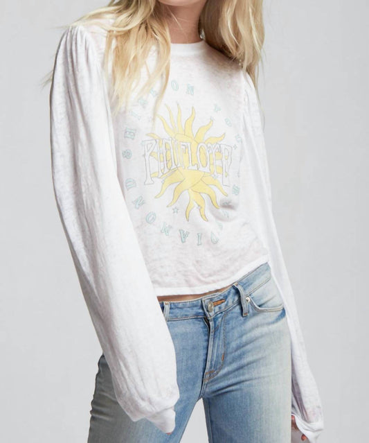 Recycled Karma - Pink Floyd Classic Shine Puff Sleeve Tee