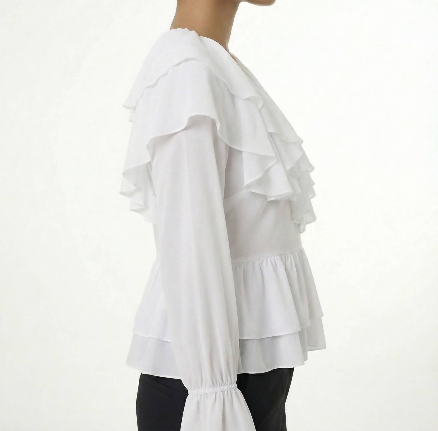 Area Stars Women's Trista Blouse in white - women's blouse - alternate view