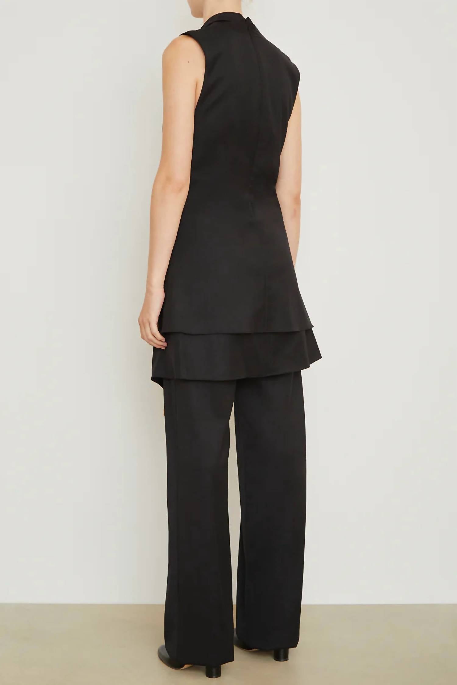 Brandon Maxwell - Savie Plunging V- Neck Top