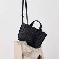 Ampersand As Apostrophe - Women's Micro Tote Leather Bag