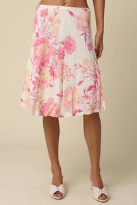 Olivaceous - Rosavelle Garden Midi Skirt