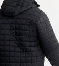 JACHS NEW YORK Light Quilted Hooded Puffer Jacket in black - men's jacket - view 6