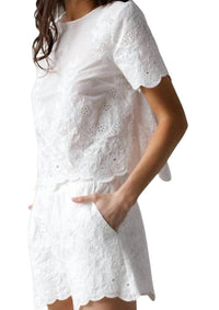 Storia - Whitney Eyelet Top