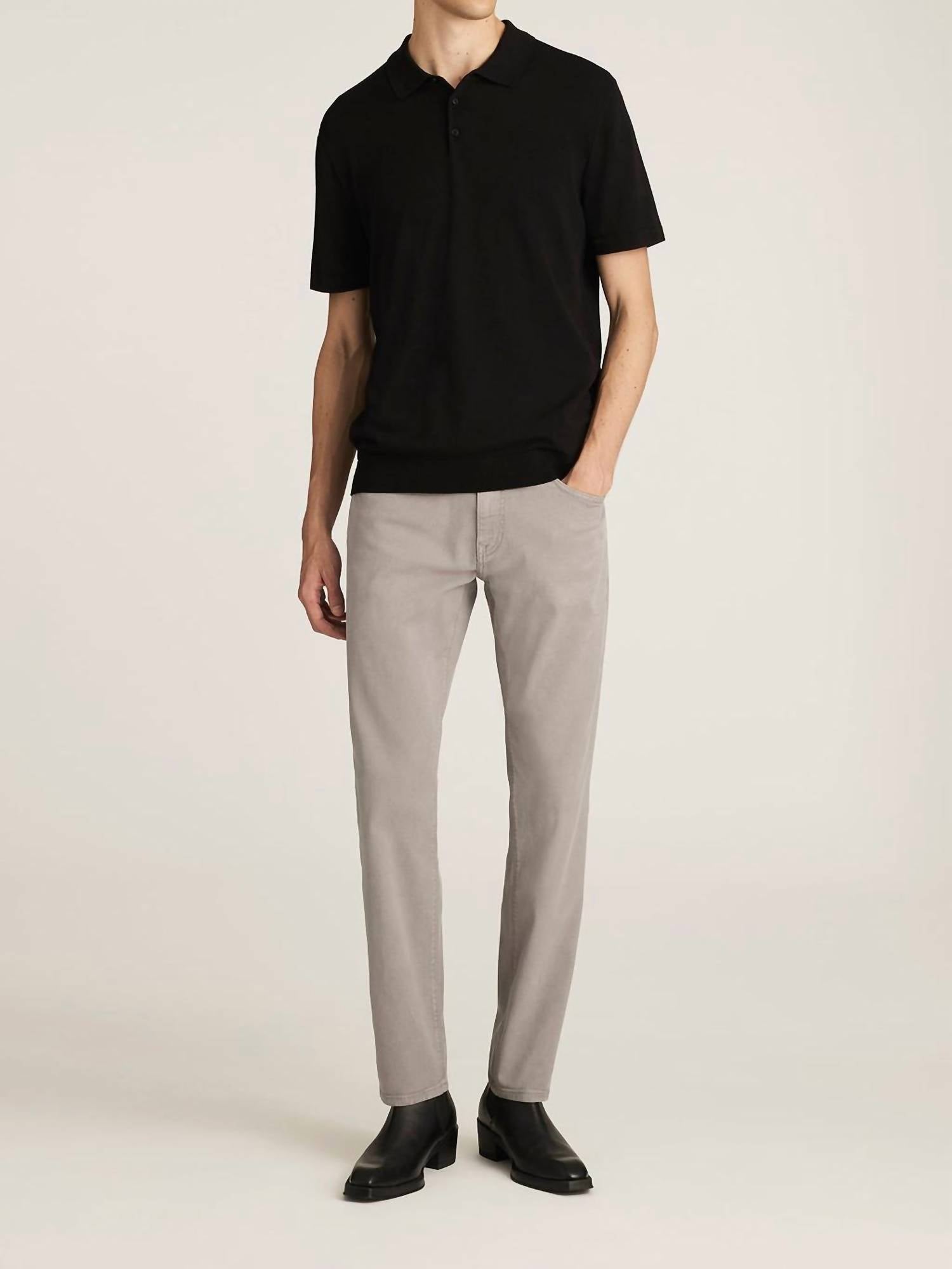 mavi Marcus Pants in shark luxe twill - men's pants - alternate view