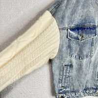 Elan - Women's Denim Jacket With Hood