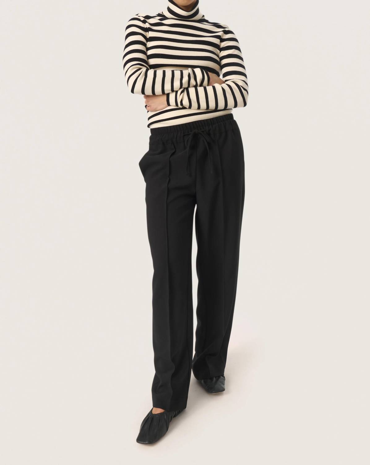 Soaked In Luxury - Spina Slim Fit Rollneck Pullover Sweater