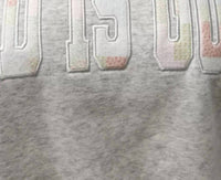 Sunkissed Coconut - God Is Good Quilted Pastel Embroidered Sweatshirt
