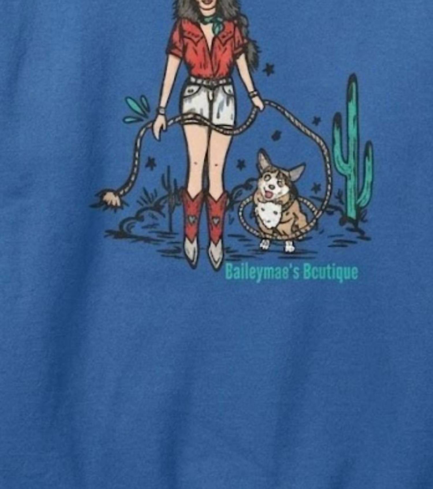 Printful - Women's Just A Girl & Corgi Hoodie