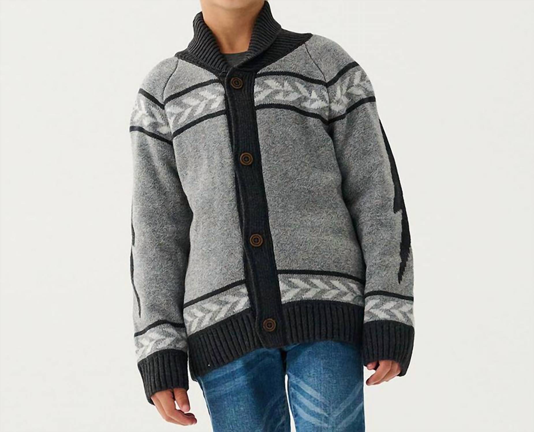 Hatley - Boys Rock N Roll Shawl Collar Cardigan