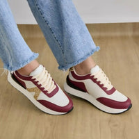 Maker's Women's Nova Glitter Sneakers in burgundy - women's sneaker - view 6