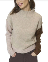 Central Park West - Olivia Ruffle Turtleneck Top