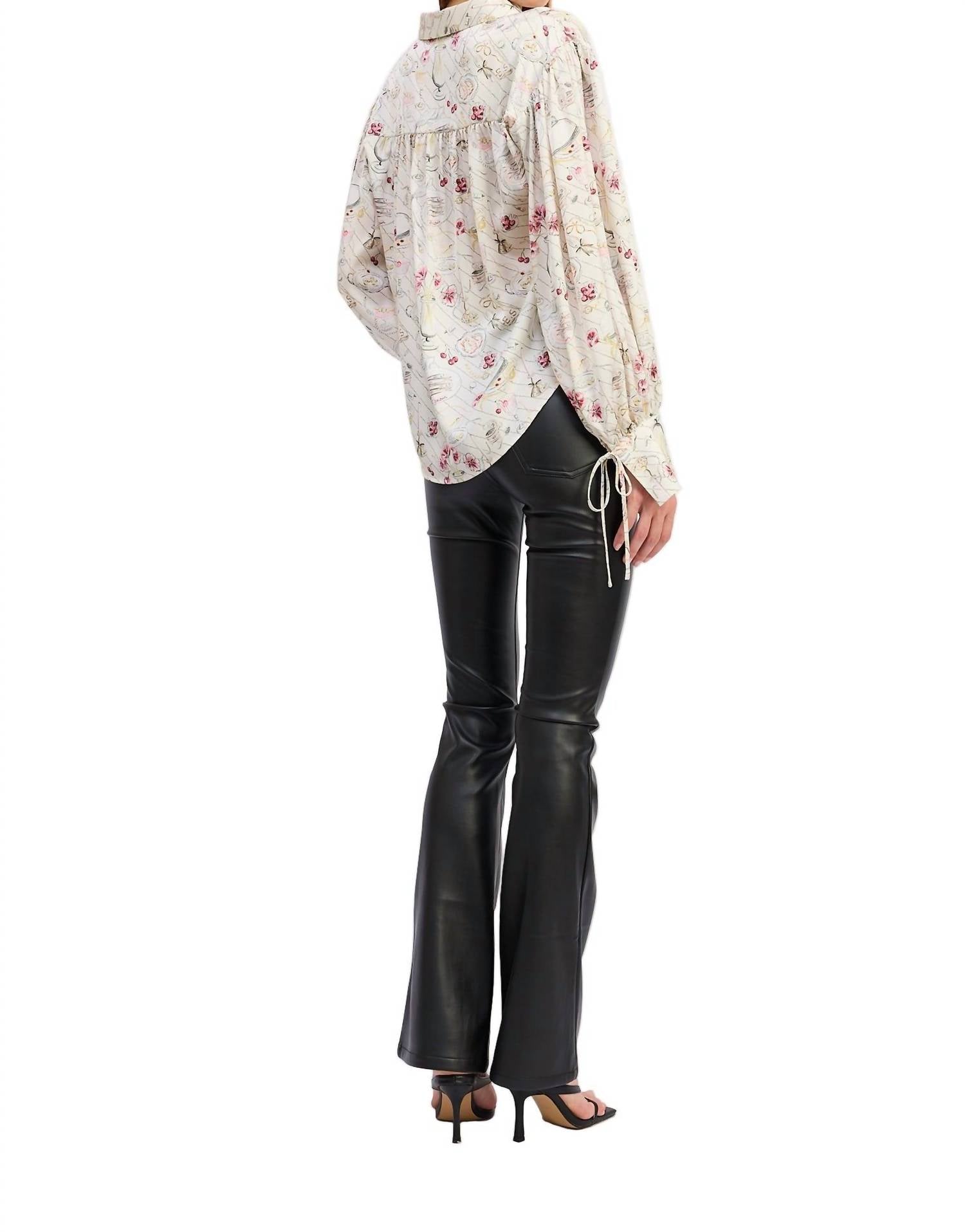 En Saison - Dinner Party Button Up Top