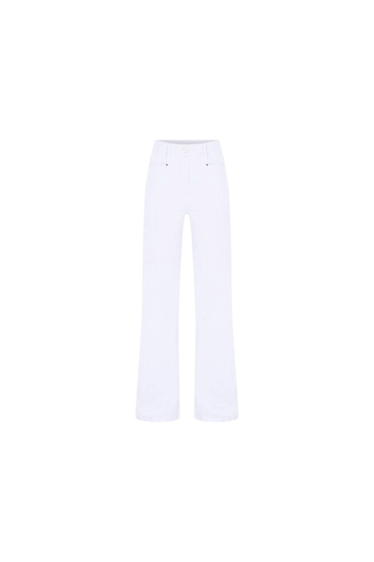 Exquise - Regular High Waist Flare Denim Pants