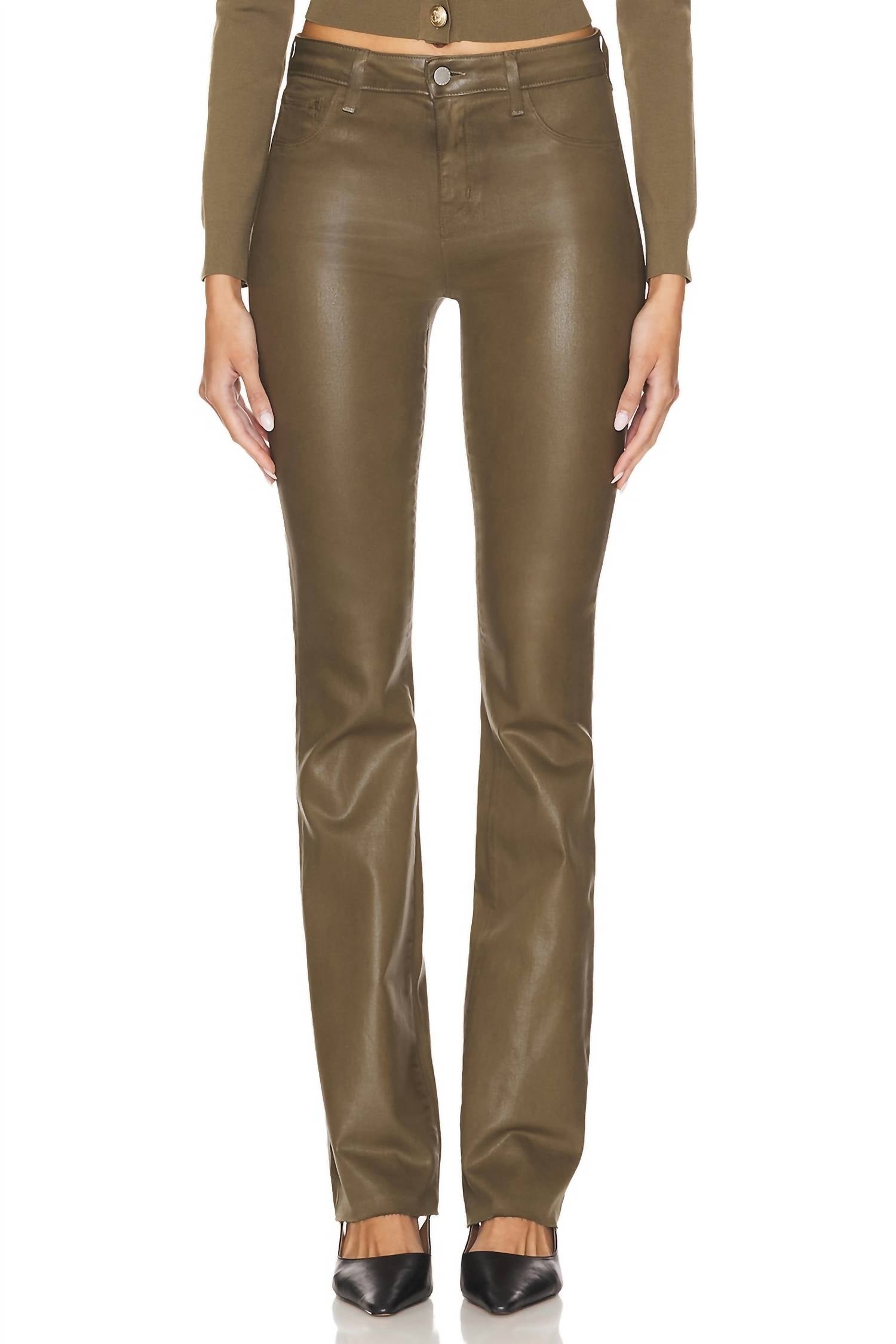 L'Agence - Ruth Straight Raw Hem Jeans