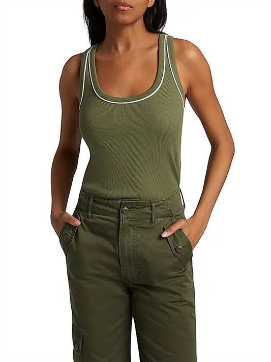 Veronica Beard - Birke Tank With Contrast Piping
