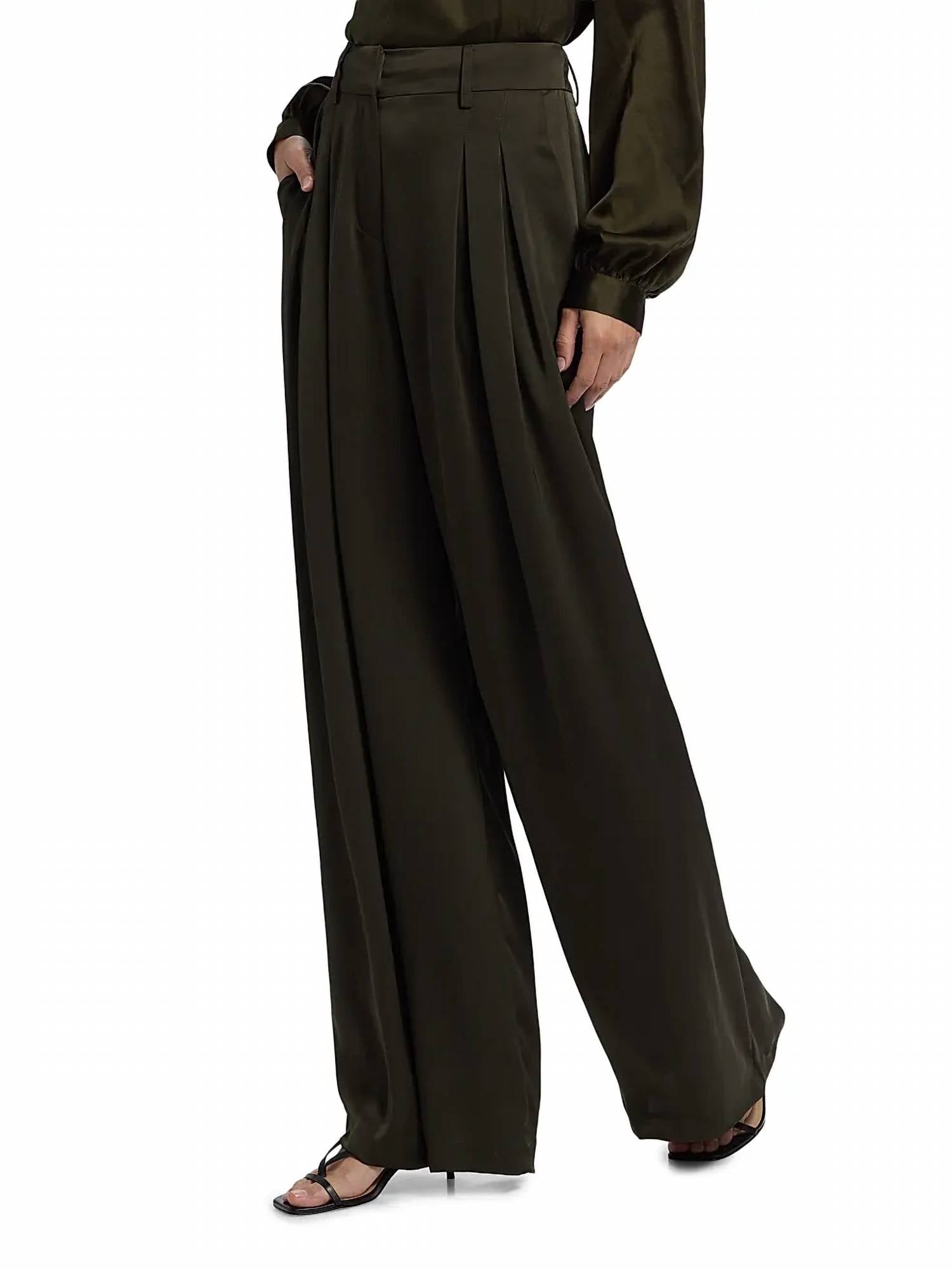 Ramy Brook - Oscar Pleated Wide Leg Pants