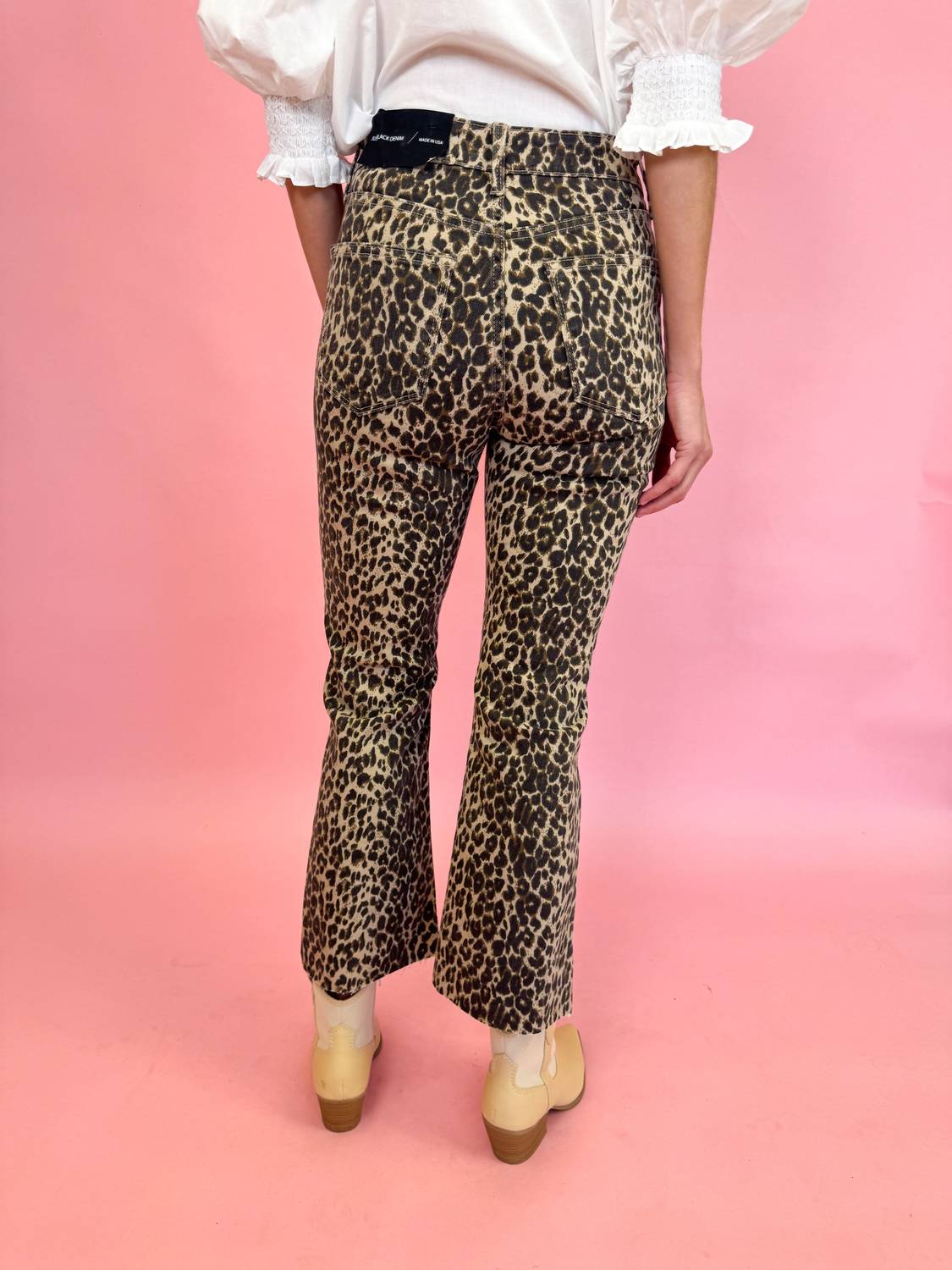 Just Black Denim - Cate Cropped Flare Jeans