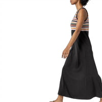 Lilla P - Women's Crochet Insert Maxi Dress