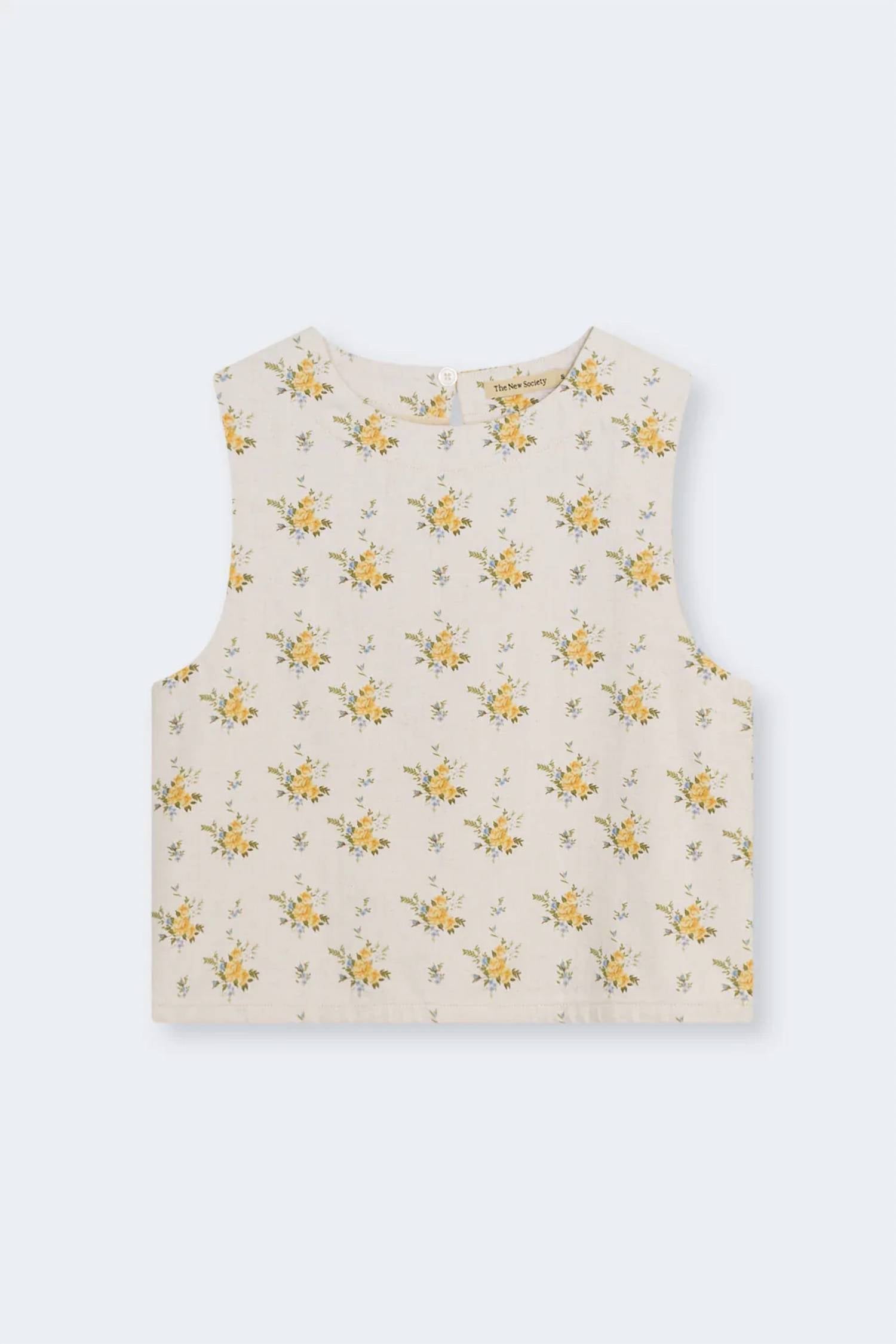 The New Society - Cotton Denim Top