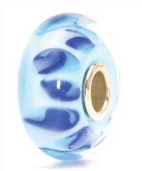 Trollbeads Women's Shadow Glass Bead Charm in blue - women's accessory - detail view