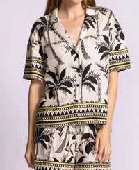 Pink Martini - Ramona Short-sleeve Button-down Shirt