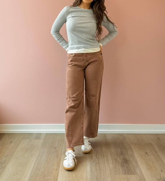 Flying Monkey - Elle High Rise Barrel Jeans