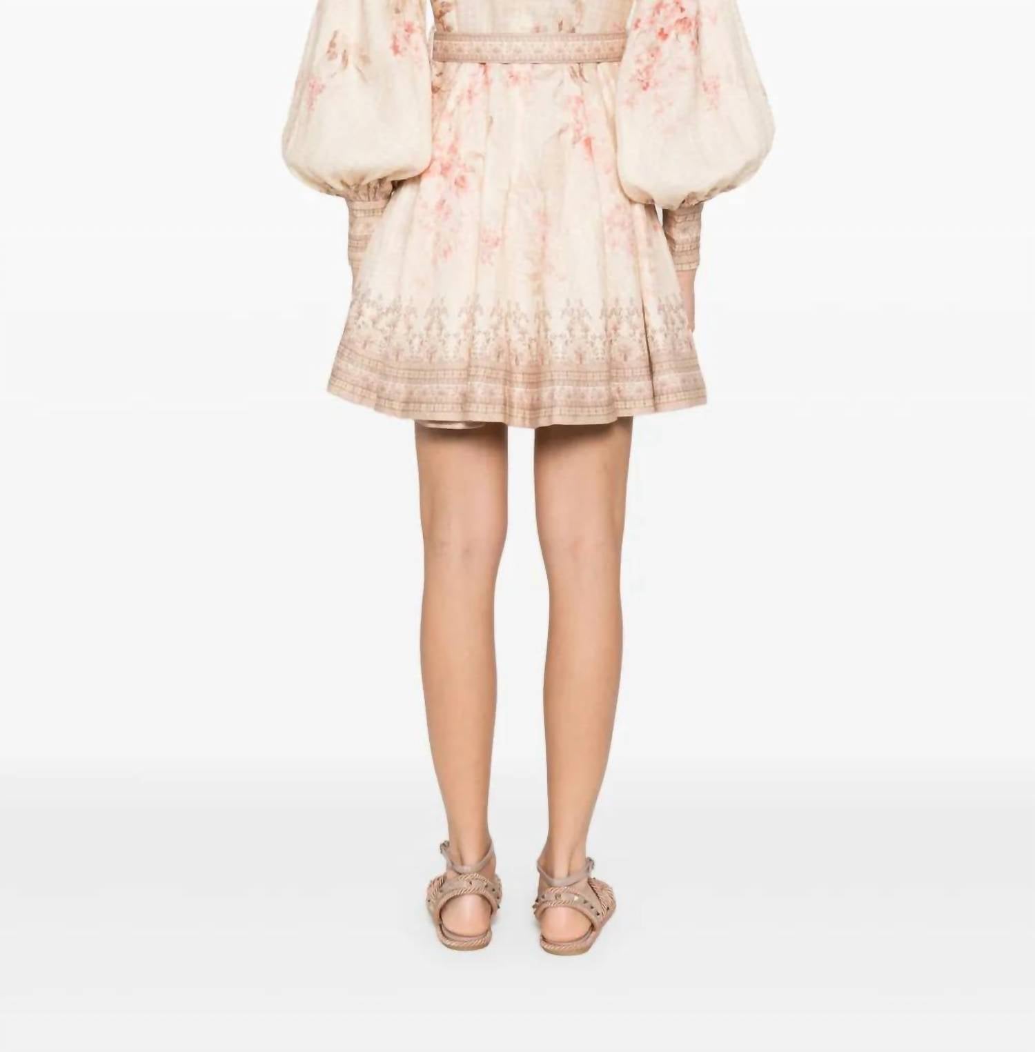 Zimmermann - Illuminate Buttoned Mini Dress
