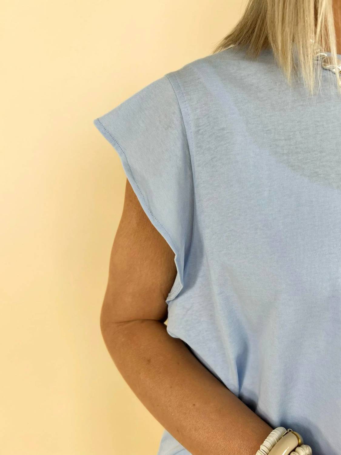 Coco + Carmen - Lilly Ruffle Cap Sleeve Top