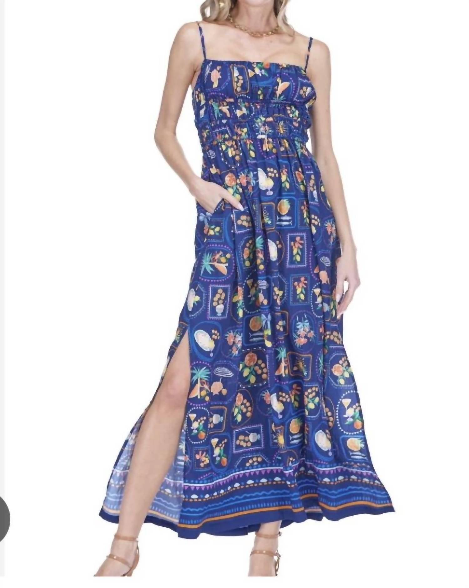Jade - Cinched Waist Maxi Dress