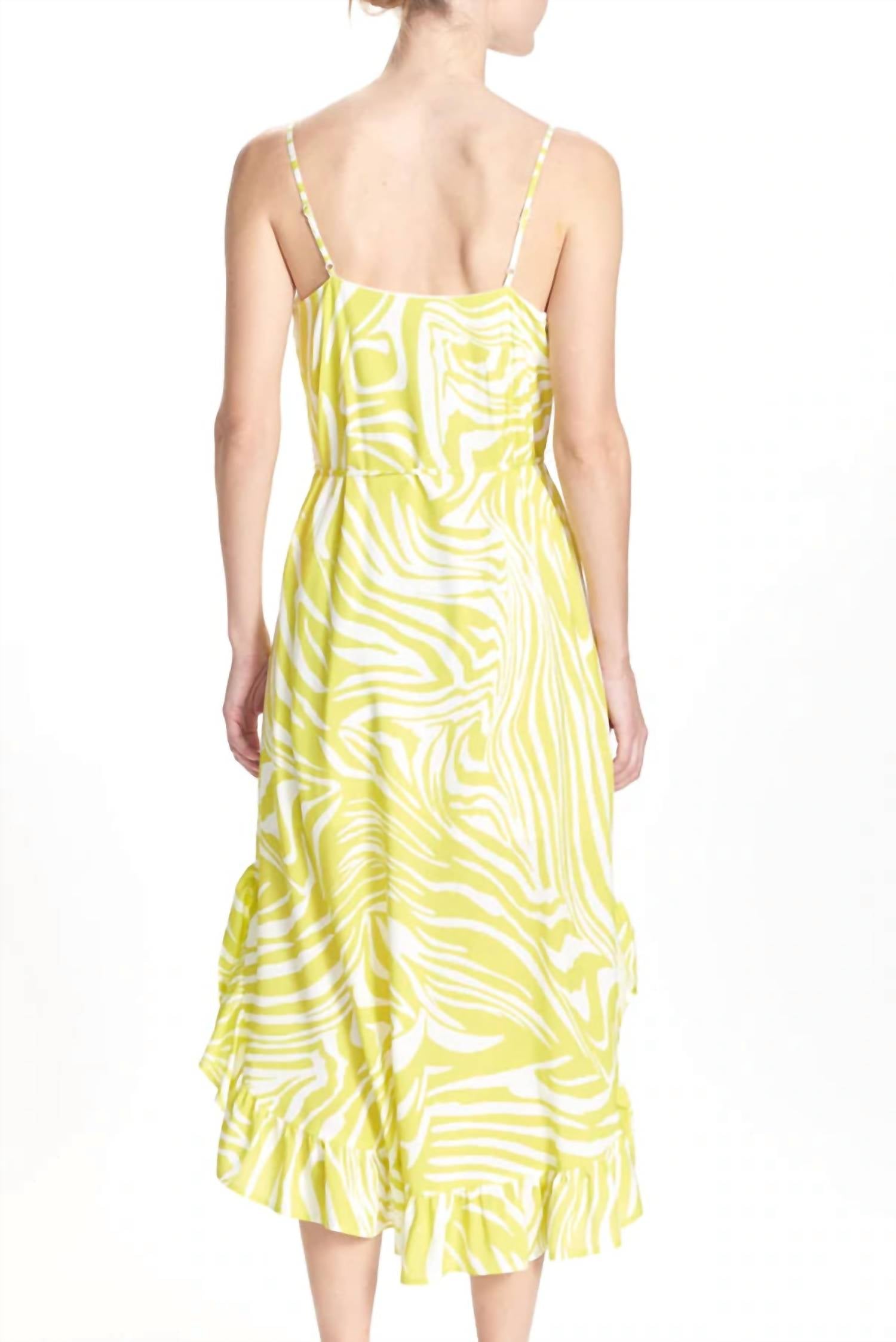 Corey Lynn Calter - CALTER GRACE RUFFLE HEM SLIP DRESS