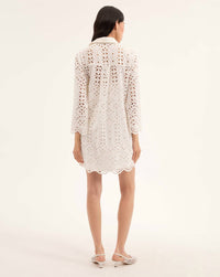 Veronica Beard - Sumatra Cotton Eyelet Dress