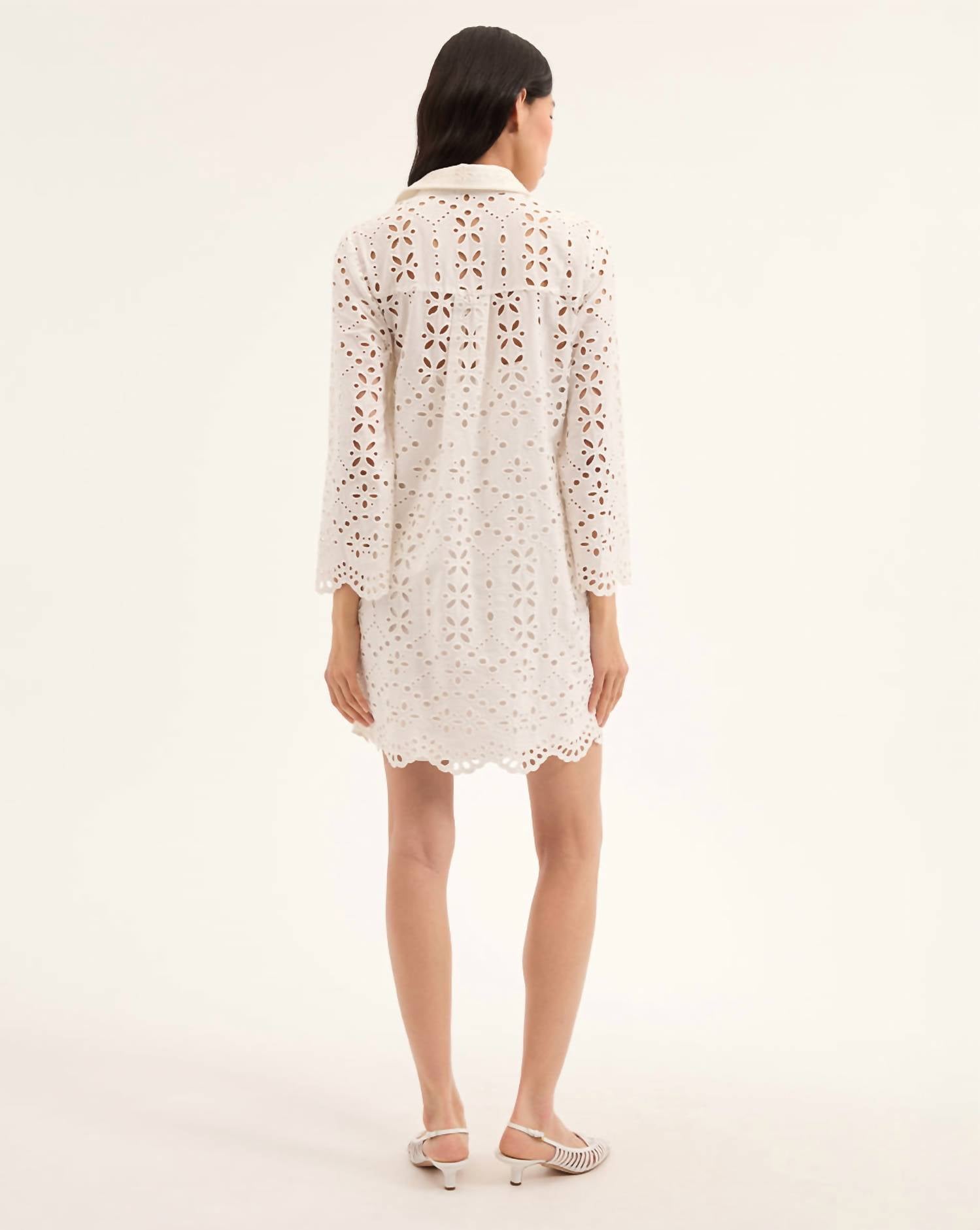 Veronica Beard - Sumatra Cotton Eyelet Dress