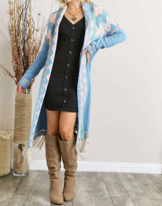 Pastel Tassel Tribal Cardigan