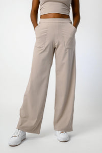 Yoga Democracy Ultimate Trouser in mushroom - women's pants