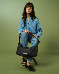 Rivedroite Paris - Women's Charlot Waxed Canvas Crossbody Bag