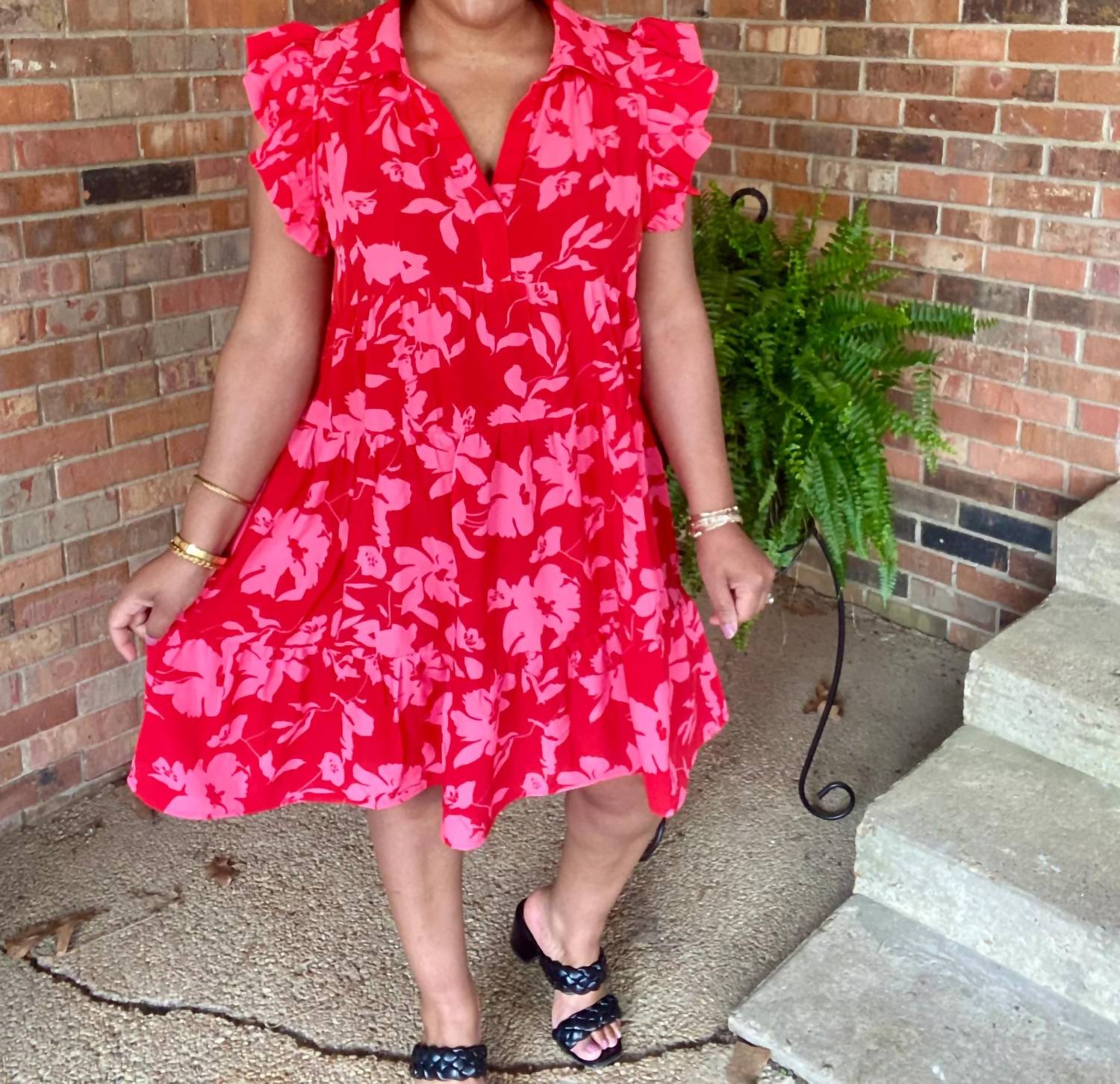 Umgee - Tiered Mini Dress