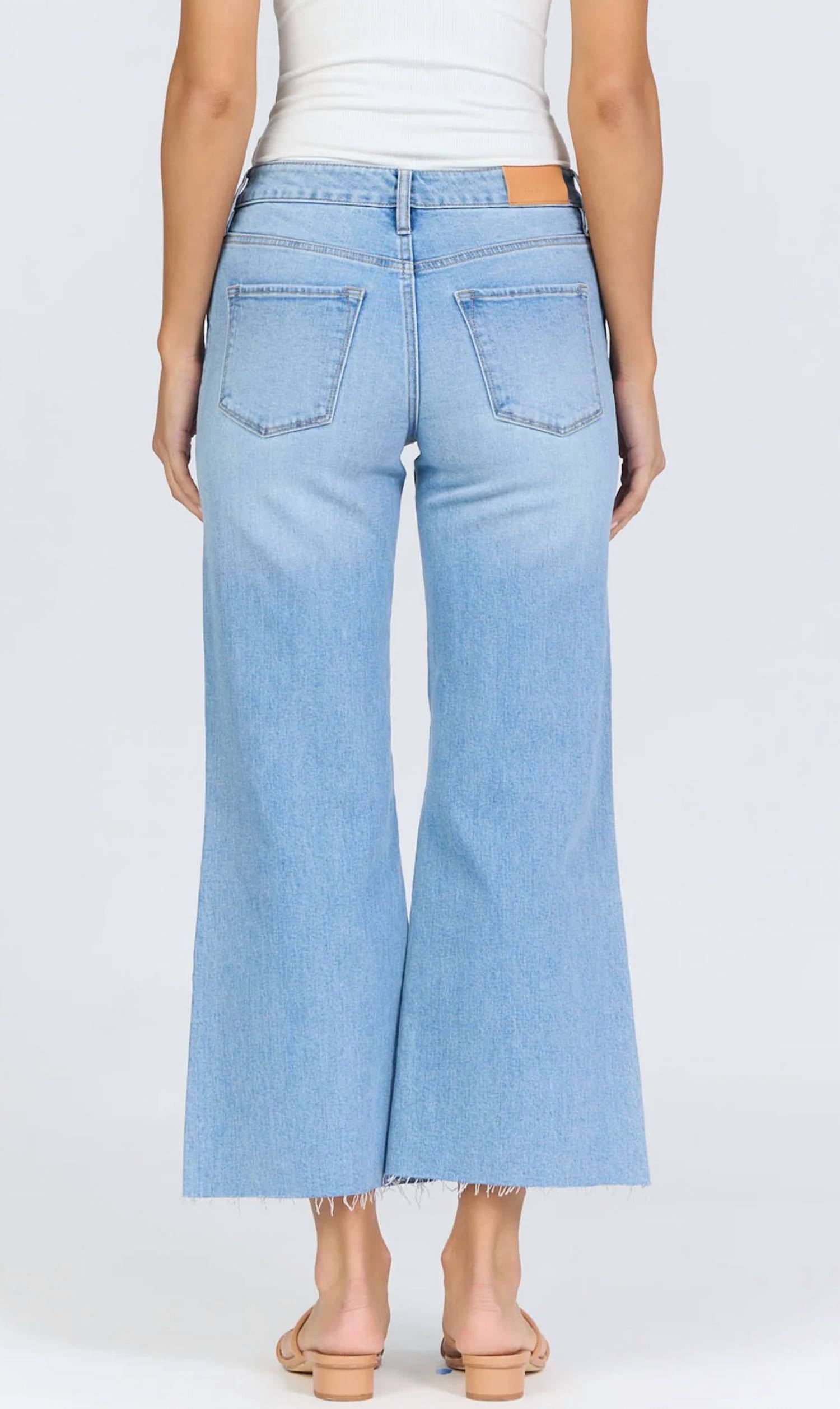 Dear John Denim - Holly Raw Hem Straight Leg Cropped Jeans