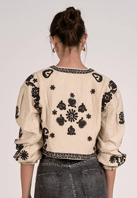 Elan - Tie Front Boho Jacket