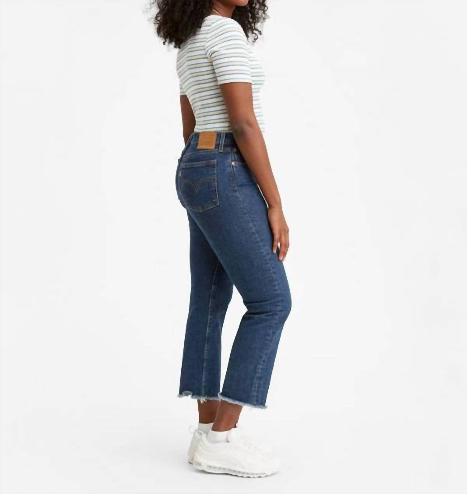 Levi'S - Wedgie High Waist Ankle Straight Leg Jeans