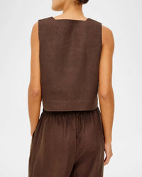 Rails - Akira Linen Crop Top