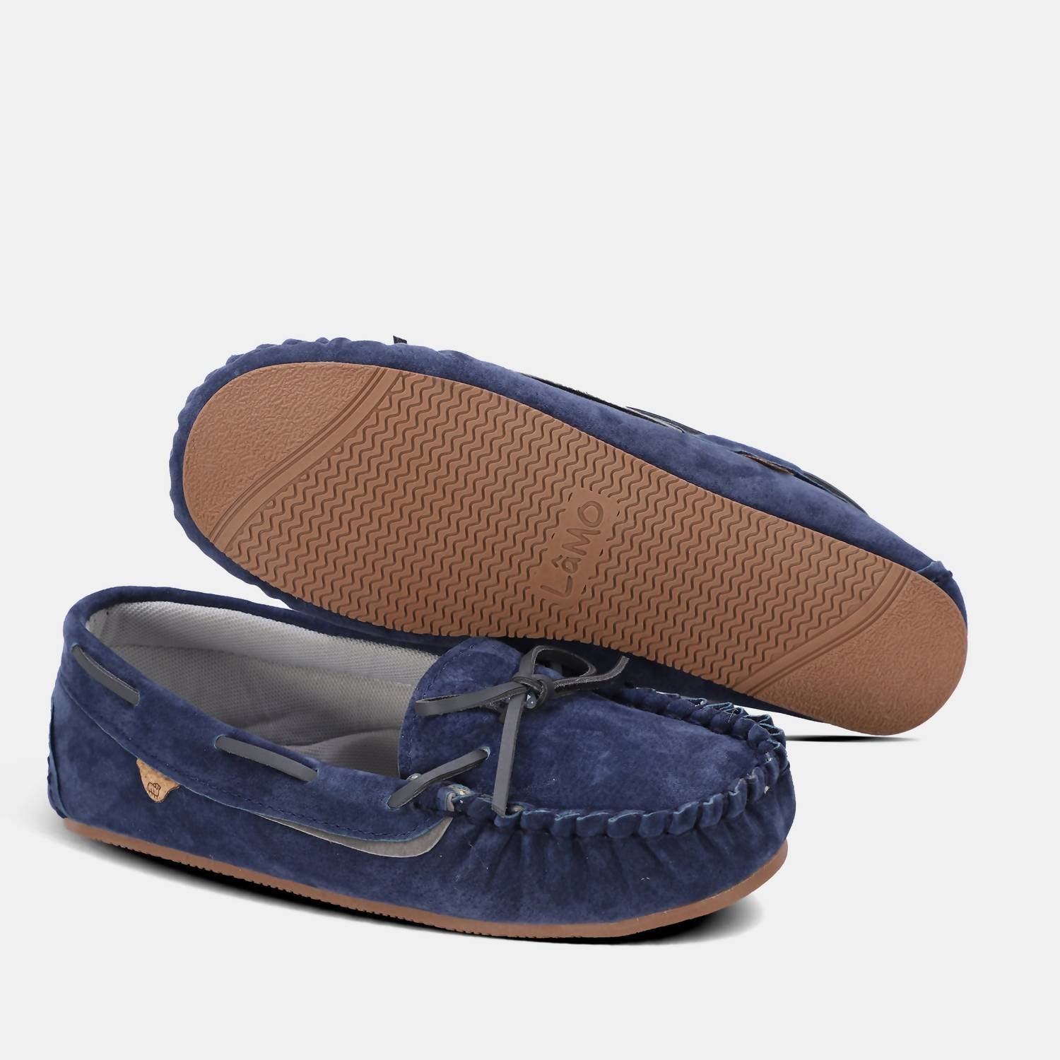 Lamo Women's Selena Moccasin in navy - women's shoe - view 8