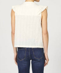 DEAR JOHN DENIM Fatima Shirt in whitecap gray - women's blouse - alternate view