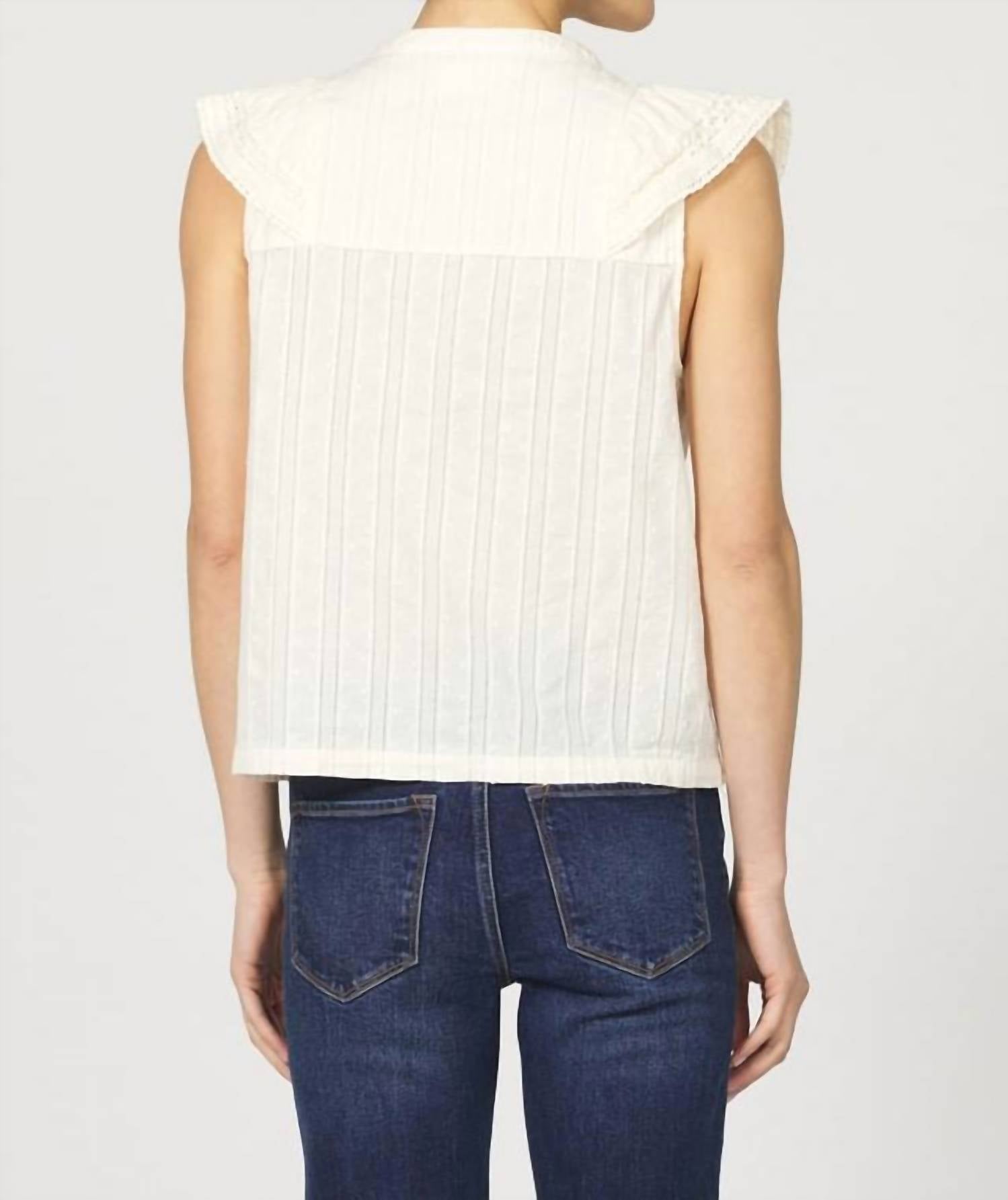 DEAR JOHN DENIM Fatima Shirt in whitecap gray - women's blouse - alternate view