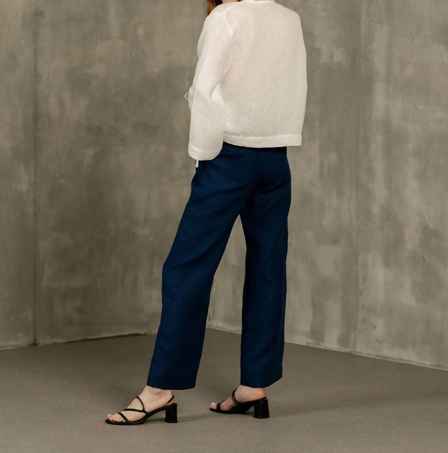 Menique - High Drape Wide Leg Pants