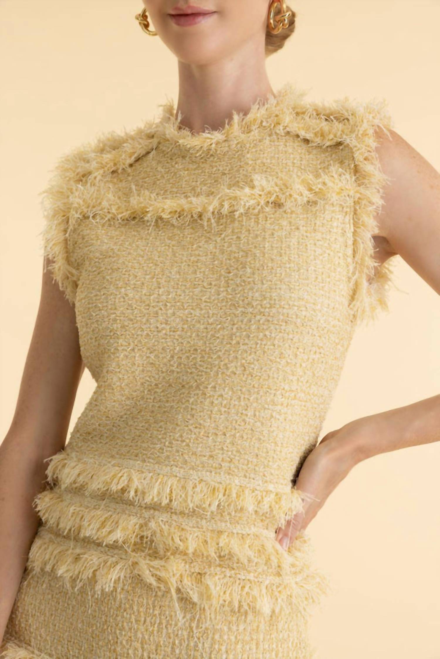 Ulla Johnson - Kassi Knit Tweed Sleeveless Top