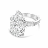 Diana M Jewels - Women's Pear Lab-Grown Diamond Ring (2.00 Ct) - Classic