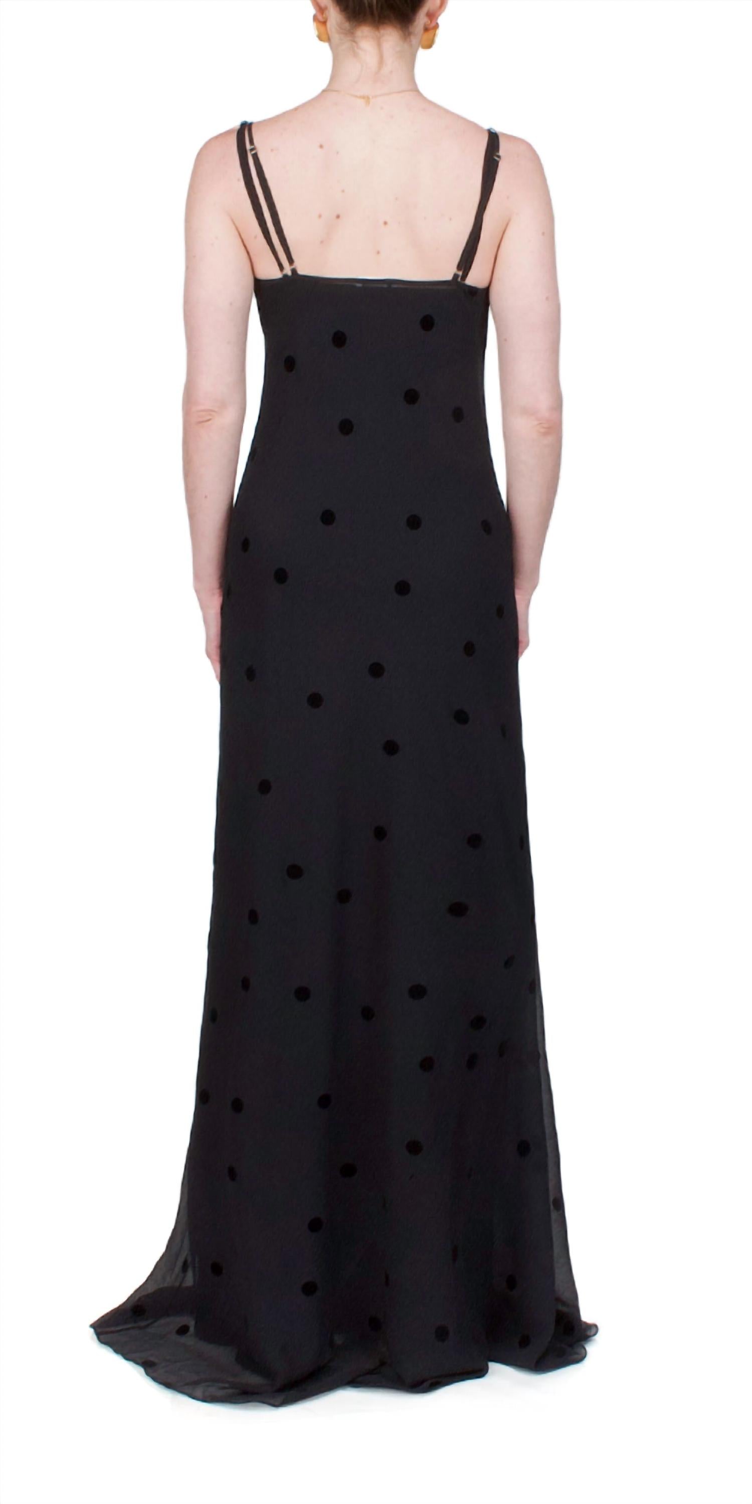 Anna October - Women's Coletta Sheer Polka Dot Maxi Dress