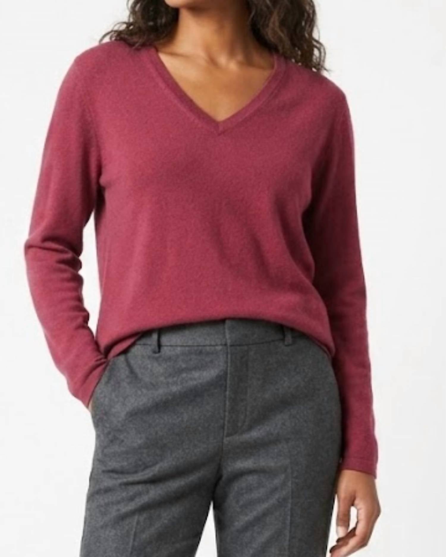 Picadilly - Classic V-neck Long Sleeve Sweater