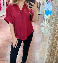 Ee:Some - Amelia Short Sleeve Blouse
