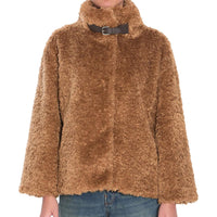 Herno - Buckle Detail Shearling Coat
